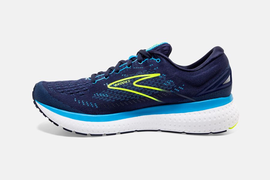 Glycerin 19 Road Brooks Running Shoes NZ Mens - Navy/Blue - UKEJPV-869